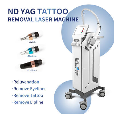 kopen 1320nm 1064nm 532nm Q Switch Nd Yag Laser Tattoo Removal Machine Carbon Peeling Huidverjongingsmachine online vervaardiging