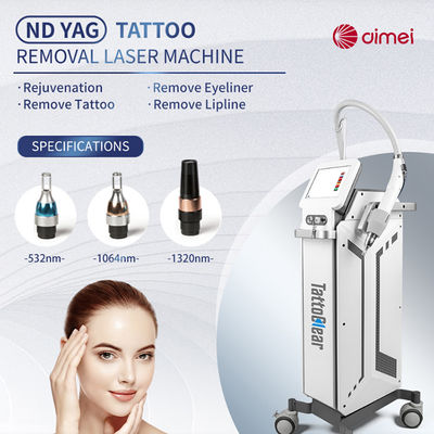 kopen 532/1064/1320nm Q-Switch Nd Yag Laser Tattoo Removal Machine voor gepigmenteerde laesies en meerkleurige tatoeages in Australië online vervaardiging