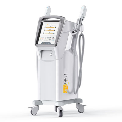kopen 2 handvaten OPT SHR IPL Laser ontharing Huidverjonging Schoonheidsmachine online vervaardiging
