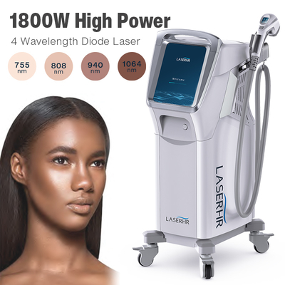 kopen 4-in-1 Diode Laser Ontharing 4 Golflengtes 755 808 940 1064nm Diode Laser Ontharingsmachine online vervaardiging