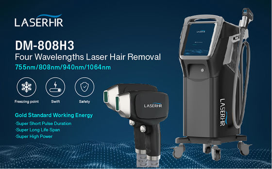 kopen OEM 1800W 4 Golflengte 755 808 1064 Laser Ontharing Machine Permanente Ontharing Diode Laser Epilator online vervaardiging